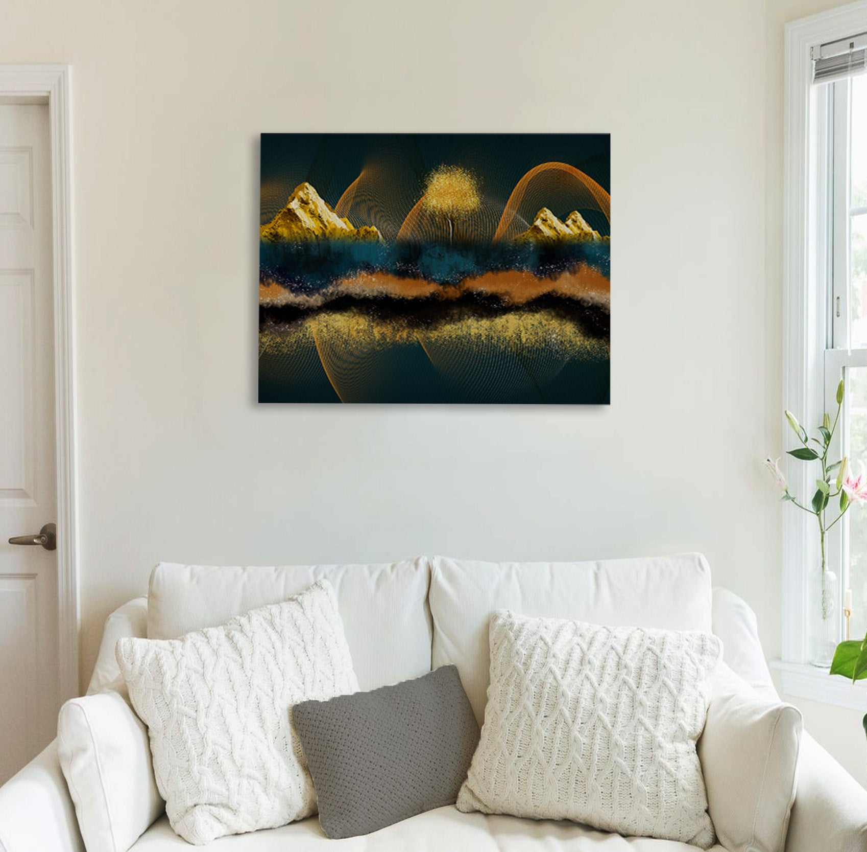 Ember Ridge Canvas Print