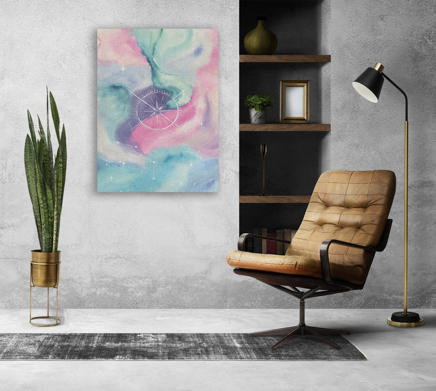 Ethereal Nightfall Canvas Print