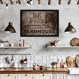 Farmhouse 2018 Framed Canvas