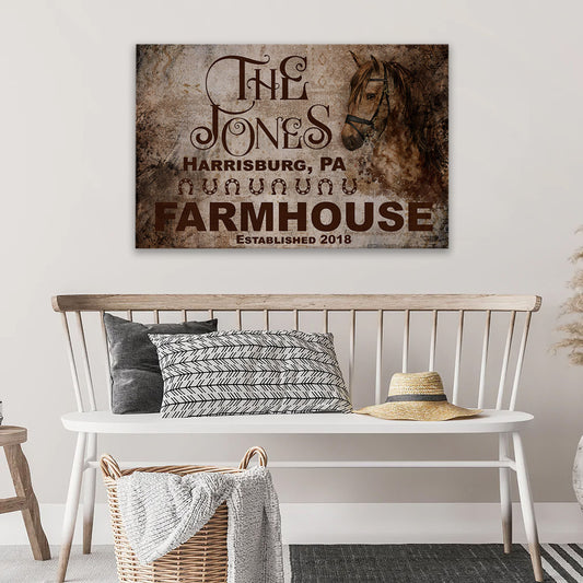 Farmhouse 2018 Canvas Art