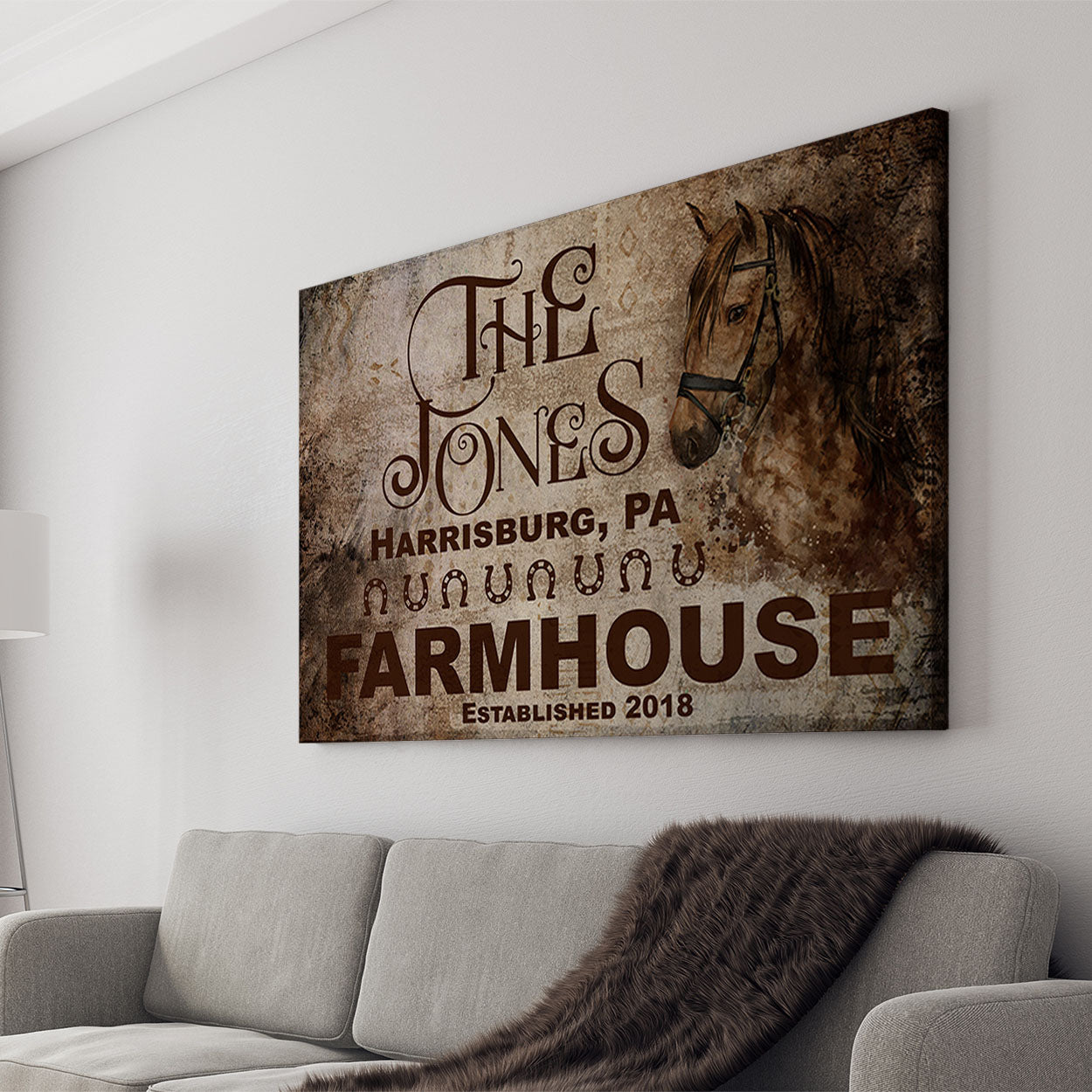 Farmhouse 2018 Canvas Art