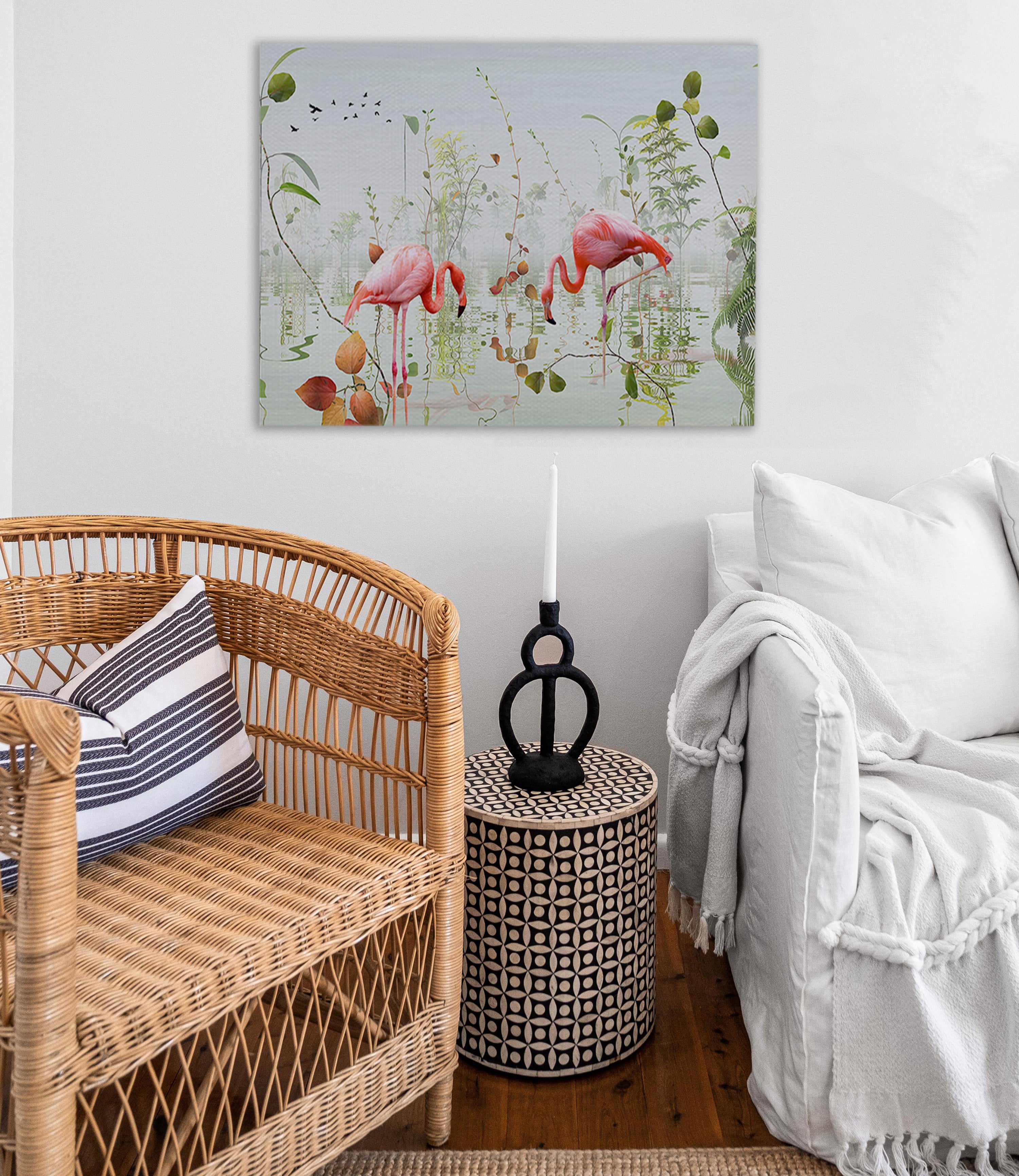 Flamingo Oasis Canvas Print