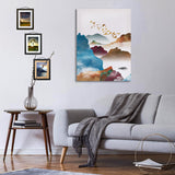 Flight Over Lake Canvas Print