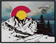 Estes Park Design_2 Framed Canvas