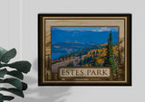 Estes Park Design_5 Framed Canvas