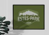 Estes Park Design_6 Framed Canvas