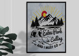 Estes Park Design_7 Framed Canvas