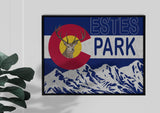 Estes Park Design_9 Framed Canvas