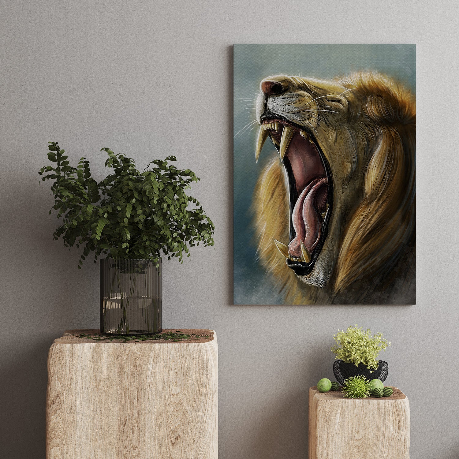 Fury Canvas Print