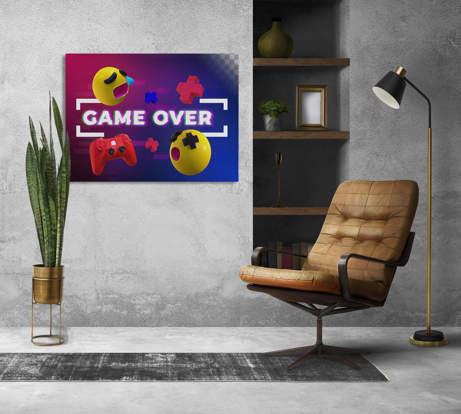 Game Over Canvas Print