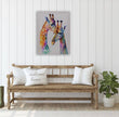 Giraffe Duo Canvas Print