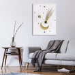 Gold Crescent Canvas Print