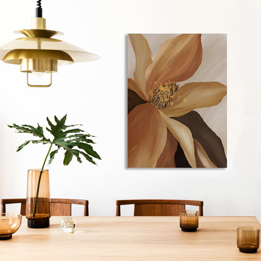 Golden Bloom Canvas Print