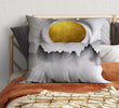 Golden Sun Throw Pillow