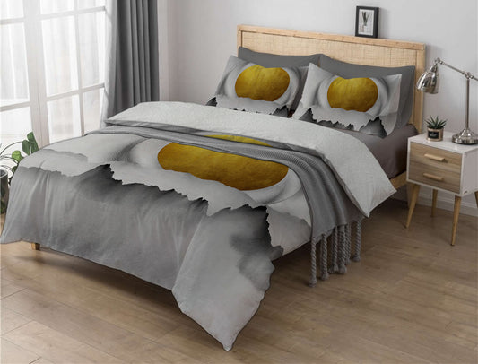 Golden Sun Sherpa Comforter Set