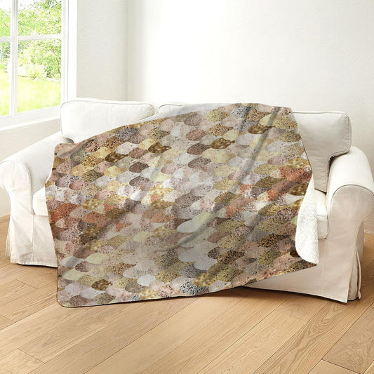 Goze Throw Sherpa Blanket