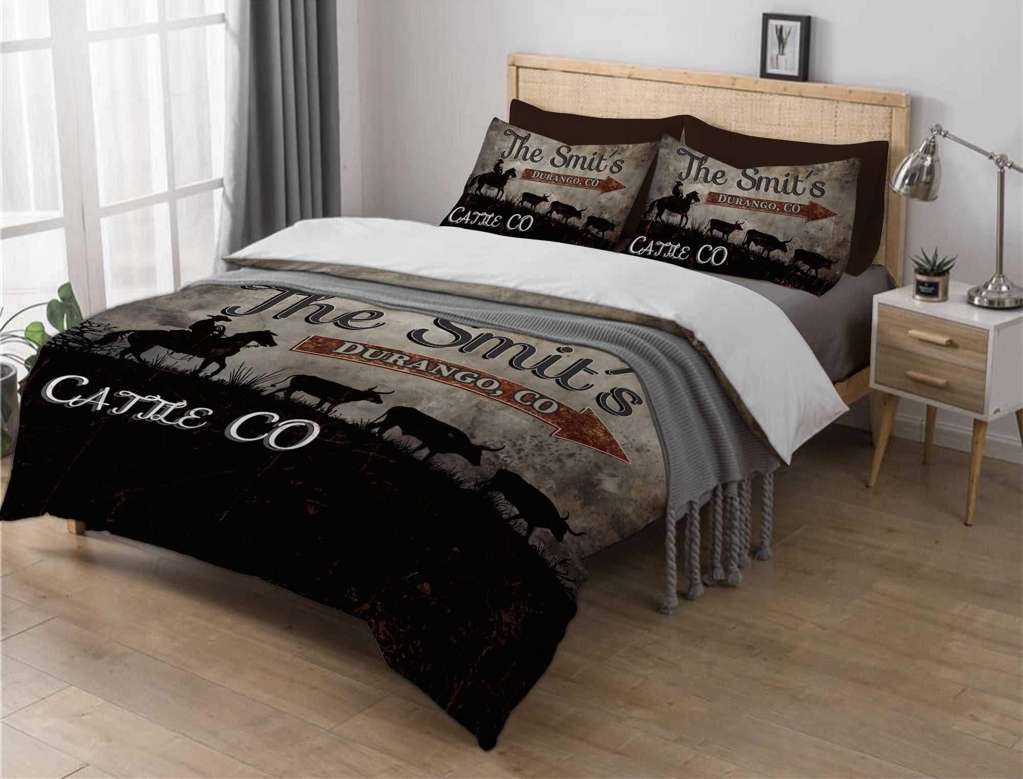 Grounge Sign Duvet Cover Set