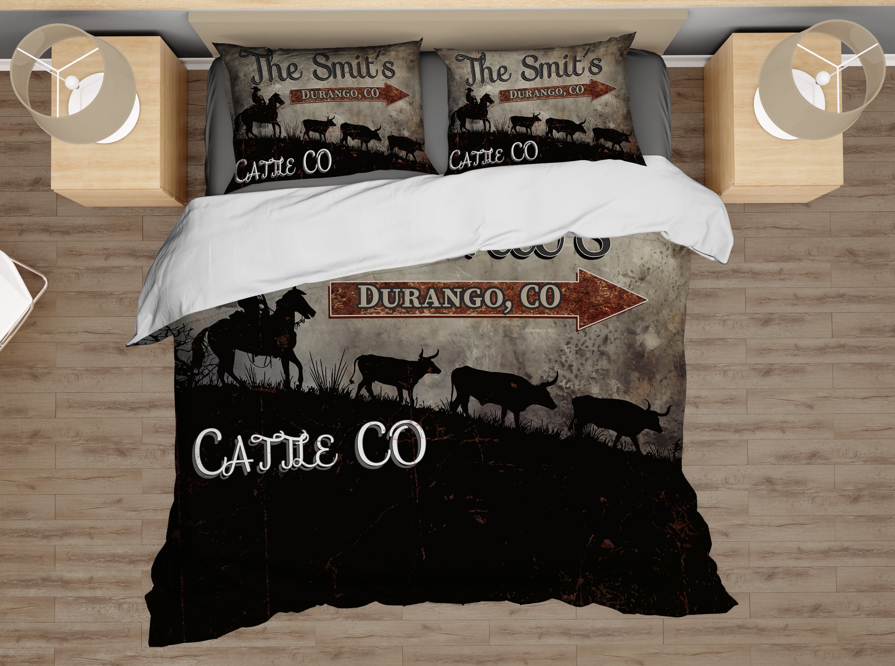 Grounge Sign Comforter Set