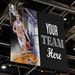 Half Court Basketball Banner