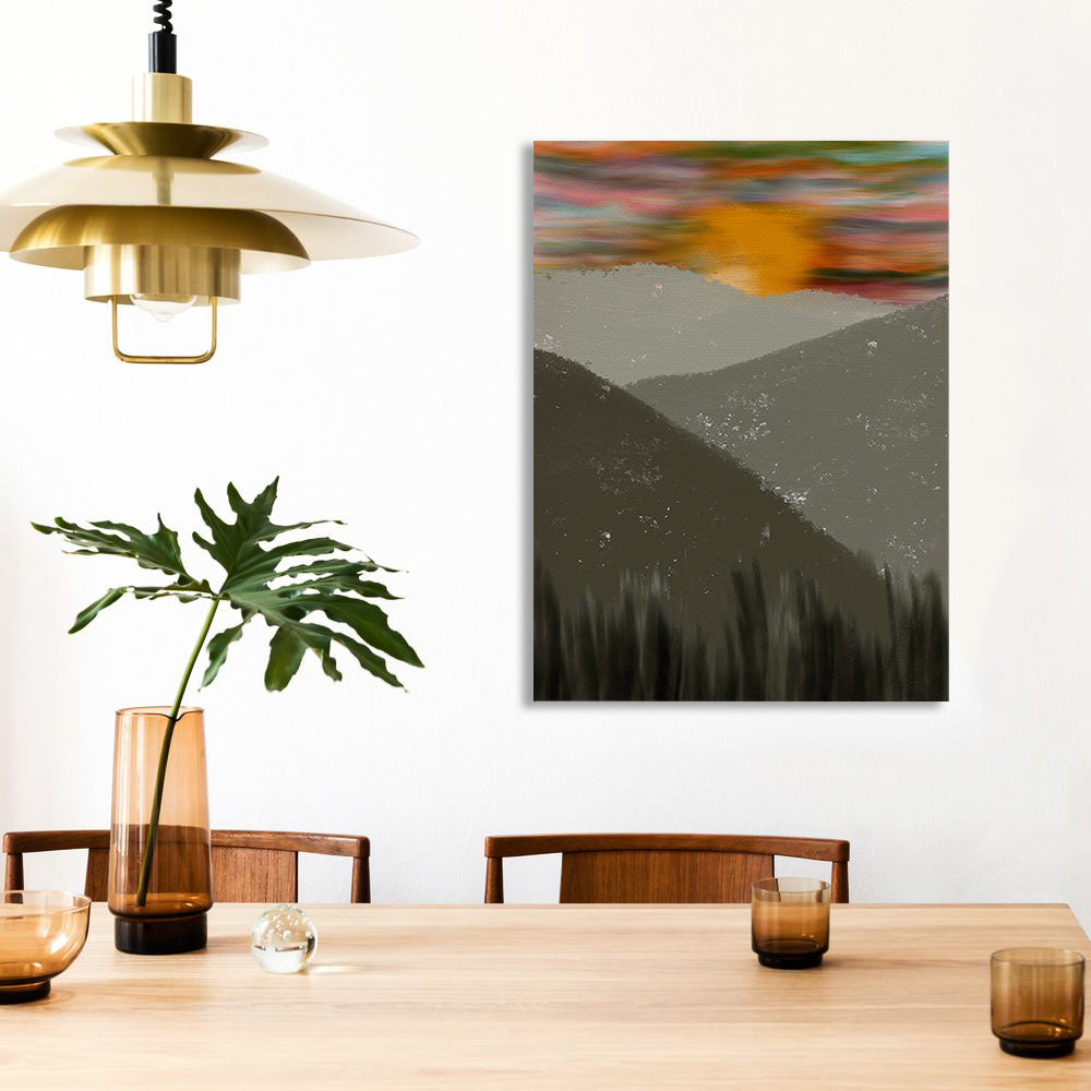 Horizon Sunset Canvas Print