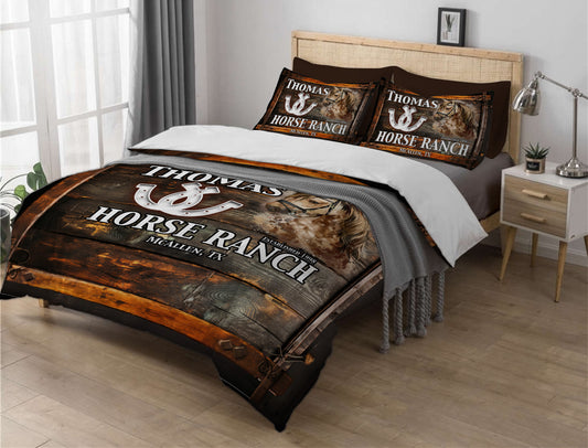 Horse Ranch 1998 Duvet Cover Set