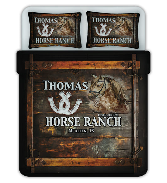 Horse Ranch 1998 Duvet Cover Set