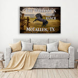 Horse Ranch 2018 Canvas Art