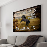 Horse Ranch 2018 Canvas Art