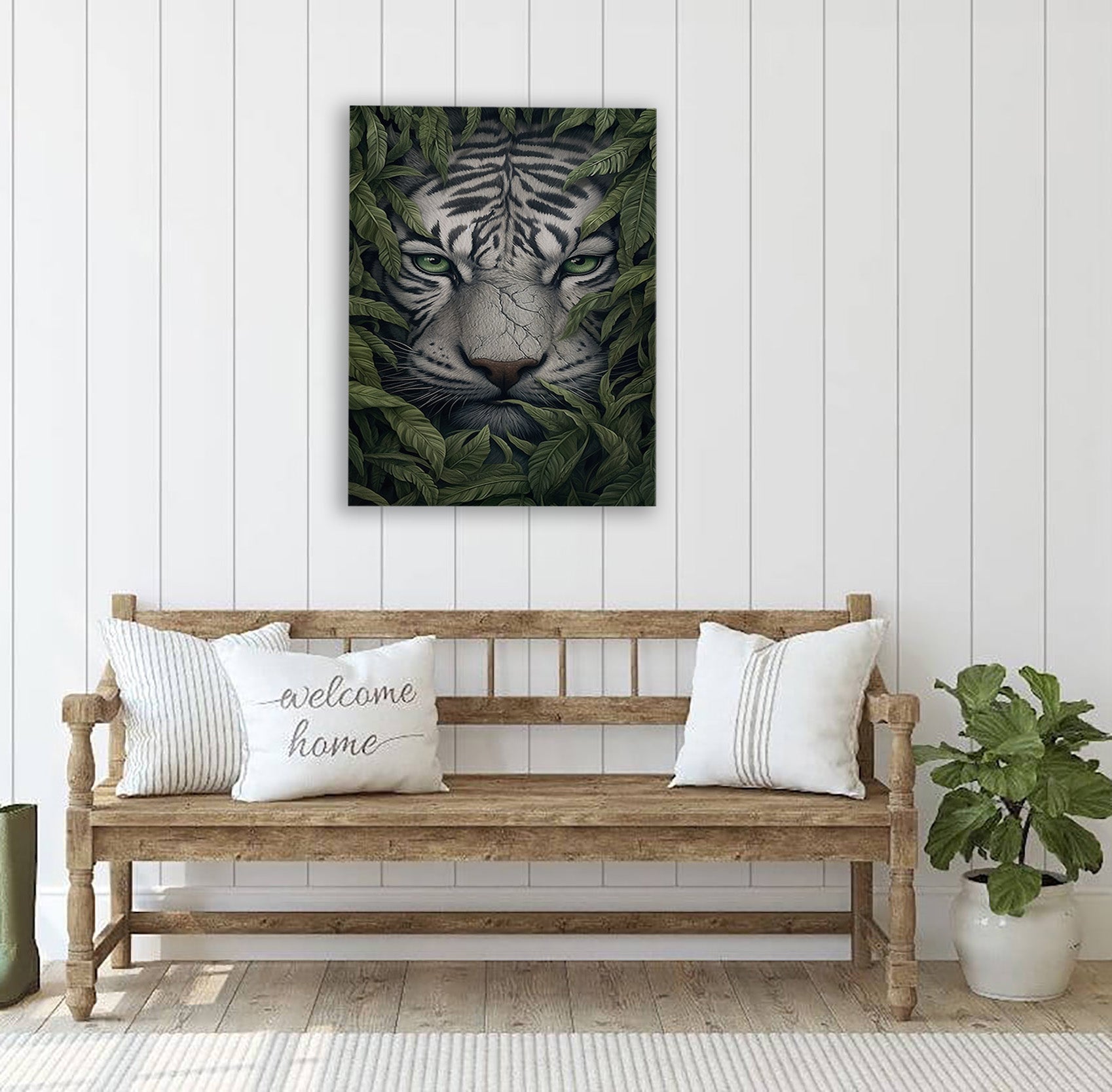 Ivory Guardian Canvas Print