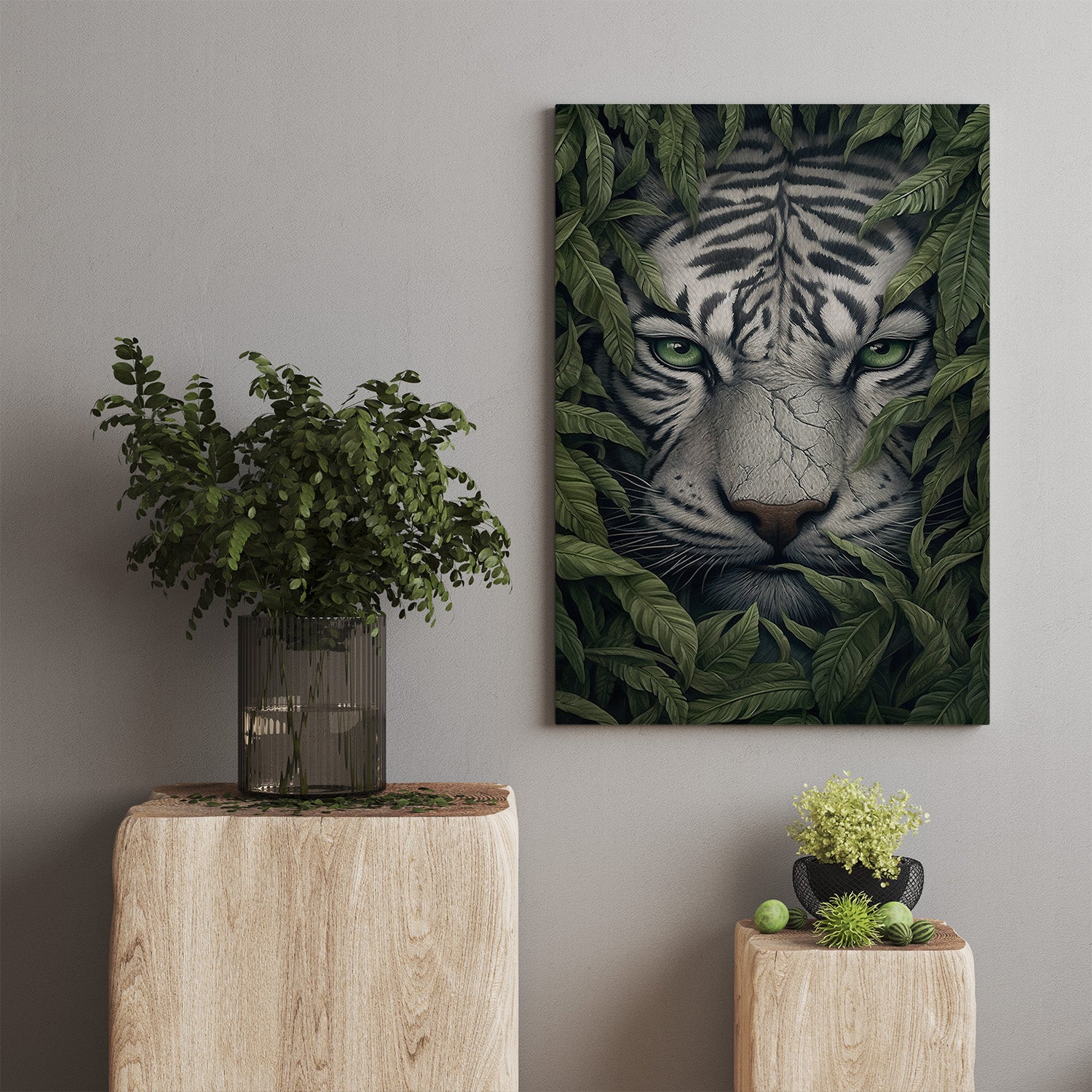 Ivory Guardian Canvas Print