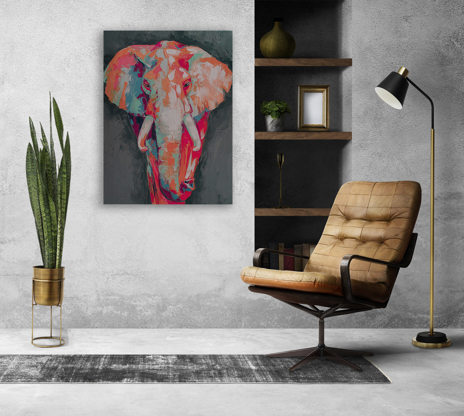 Jumbo Delight Canvas Print