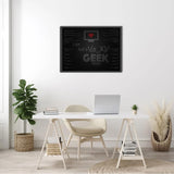 Just A Geek Canvas Print