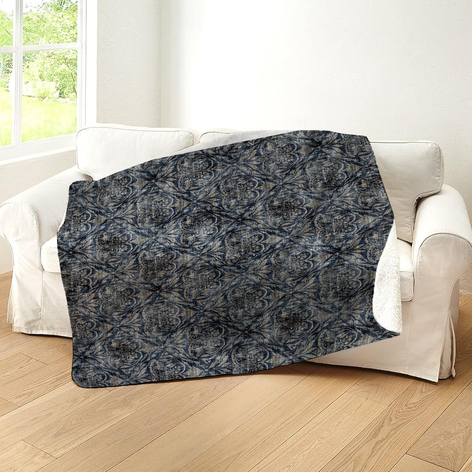 Lau Throw Sherpa Blanket