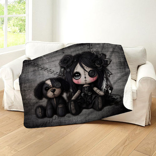 Little Stitch-ups Best Friends Puppy Sherpa Blanket