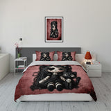 Little Stitch-ups Rag doll and her cat_1 Duvet Cover Set