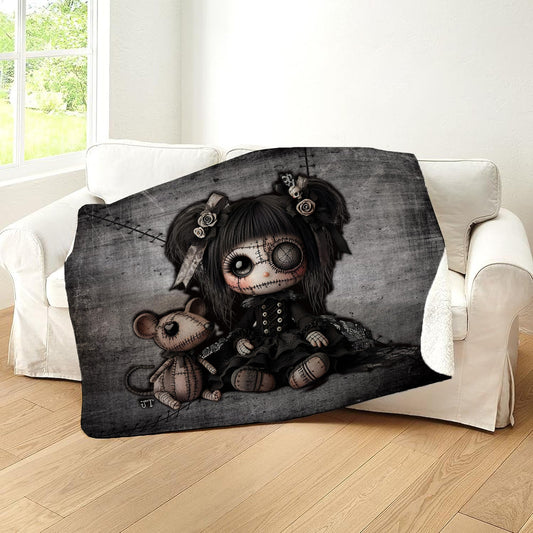 Little stitch -Old Friends - Rat Sherpa Blanket
