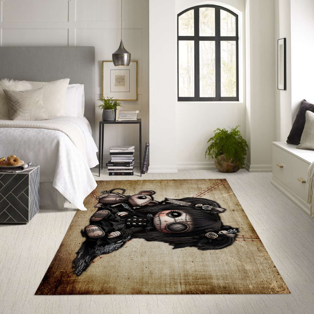 Little stitch -Old Friends - Rat Area Rug