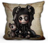 Little stitch -Old Friends - Rat Throw Pillow