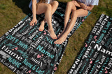 London Color Beach Towel