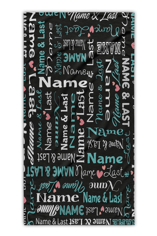 London Color Beach Towel