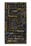 London Gold Beach Towel