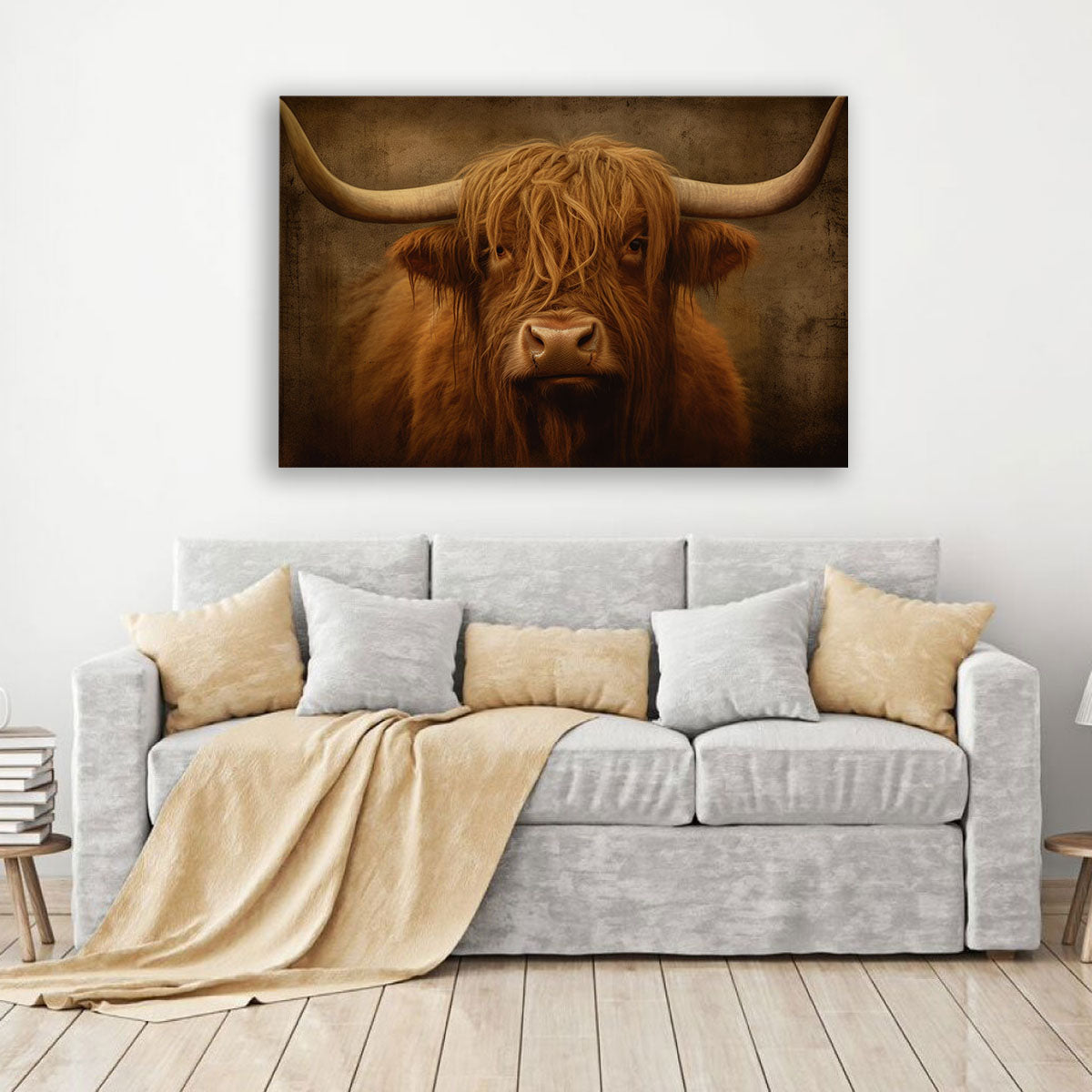 Long Hair Canvas Art