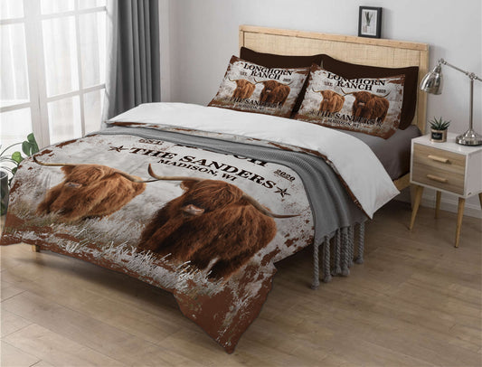 Longhorn Ranch Duvet Cover Set