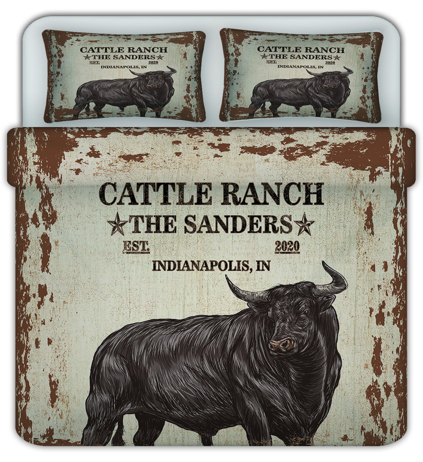 Longhorn Duvet Cover Set