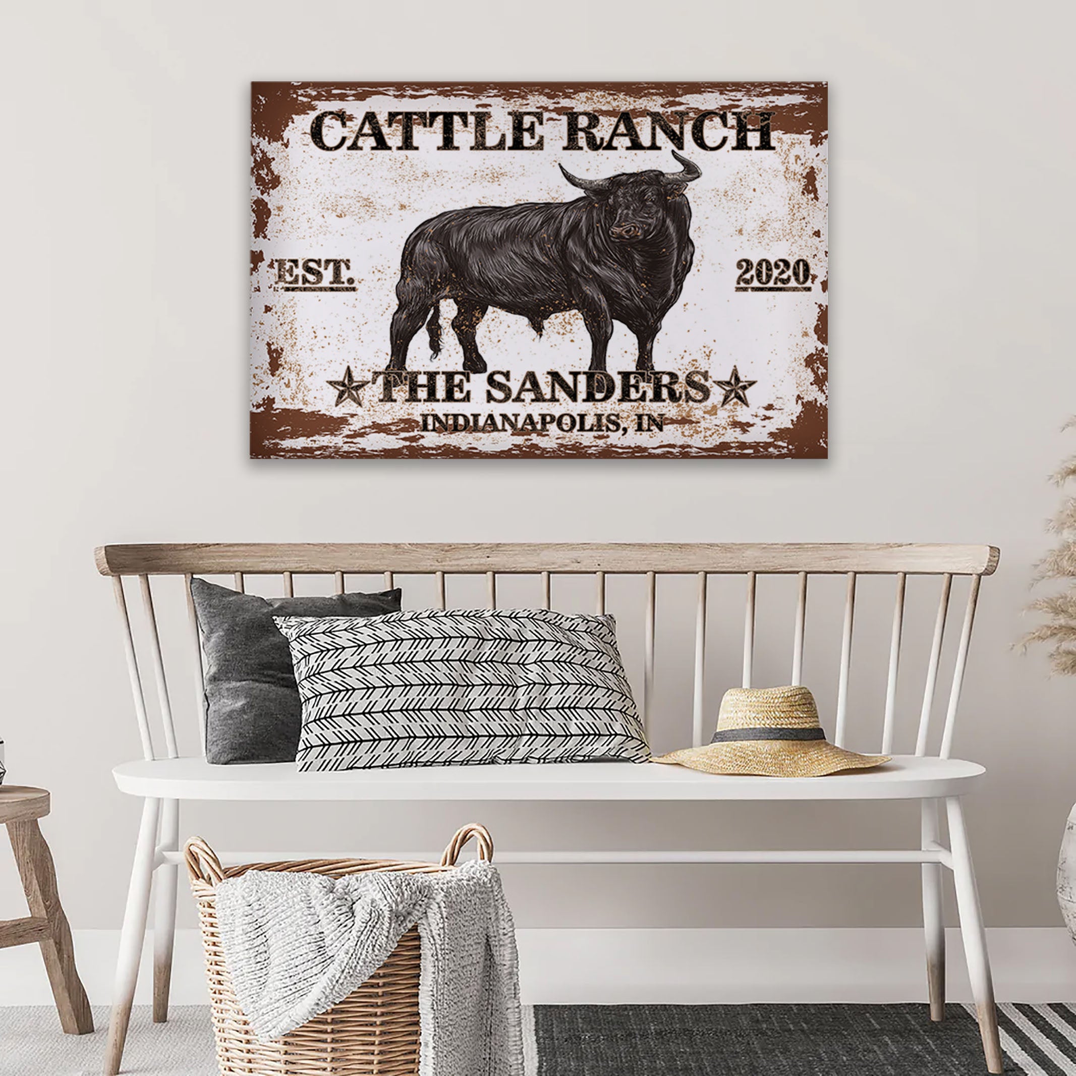 Longhorn Canvas Art