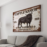 Longhorn Canvas Art