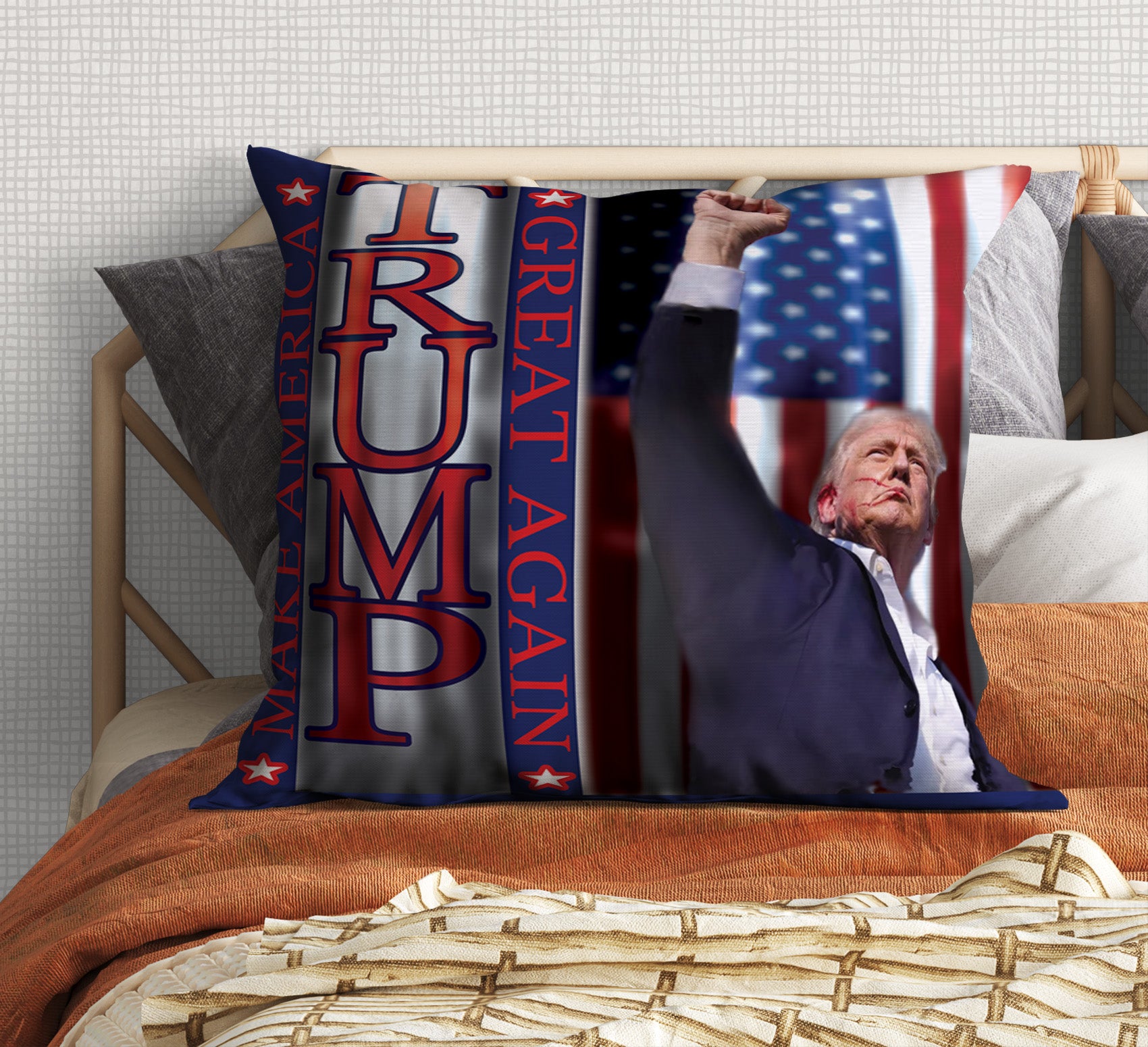 MAGA Design #1 Throw Pillow