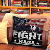 MAGA Design #2 Throw Pillow