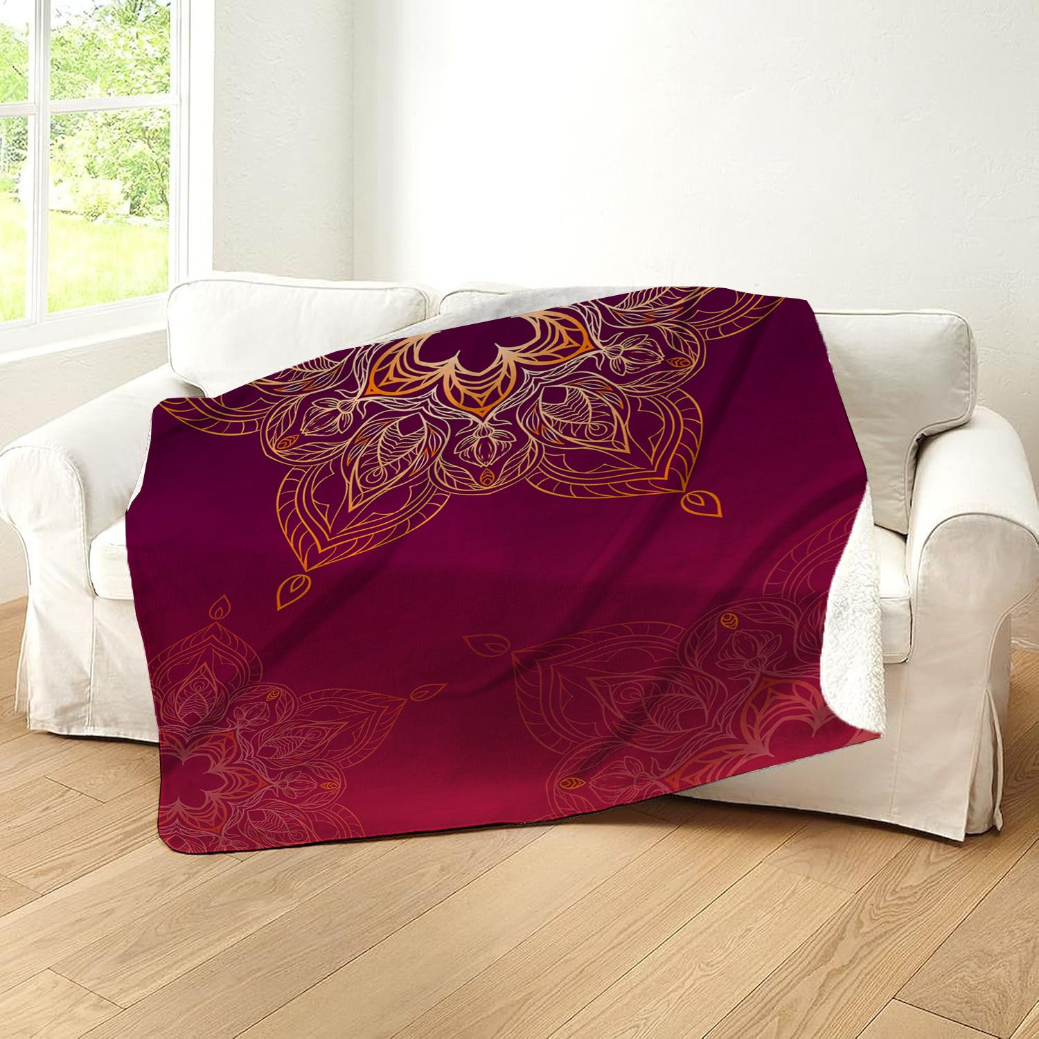 Mahir Throw Sherpa Blanket