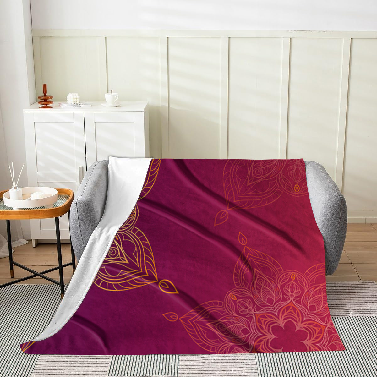 Mahir Throw Velveteen Blanket